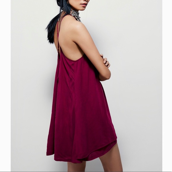 🎉HP🎉 FREE PEOPLE Star Crossed Fuchsia Pink Dress - Picture 4 of 8